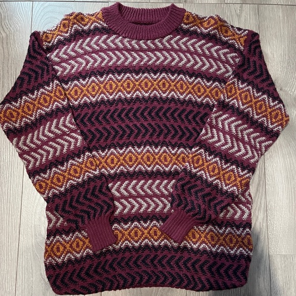 Vintage striped knitted crewneck - Picture 1 of 2
